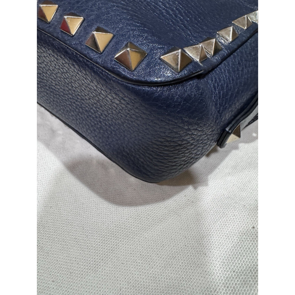 Valentino Rockstud Gold Hardware Crossbody Blue - Picture 11 of 16